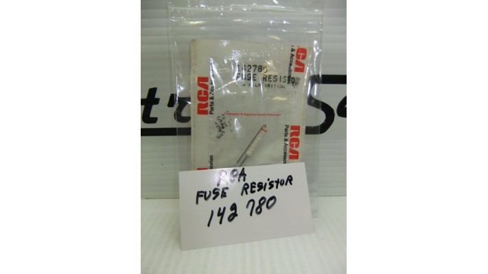RCA 142780 fuse resistor